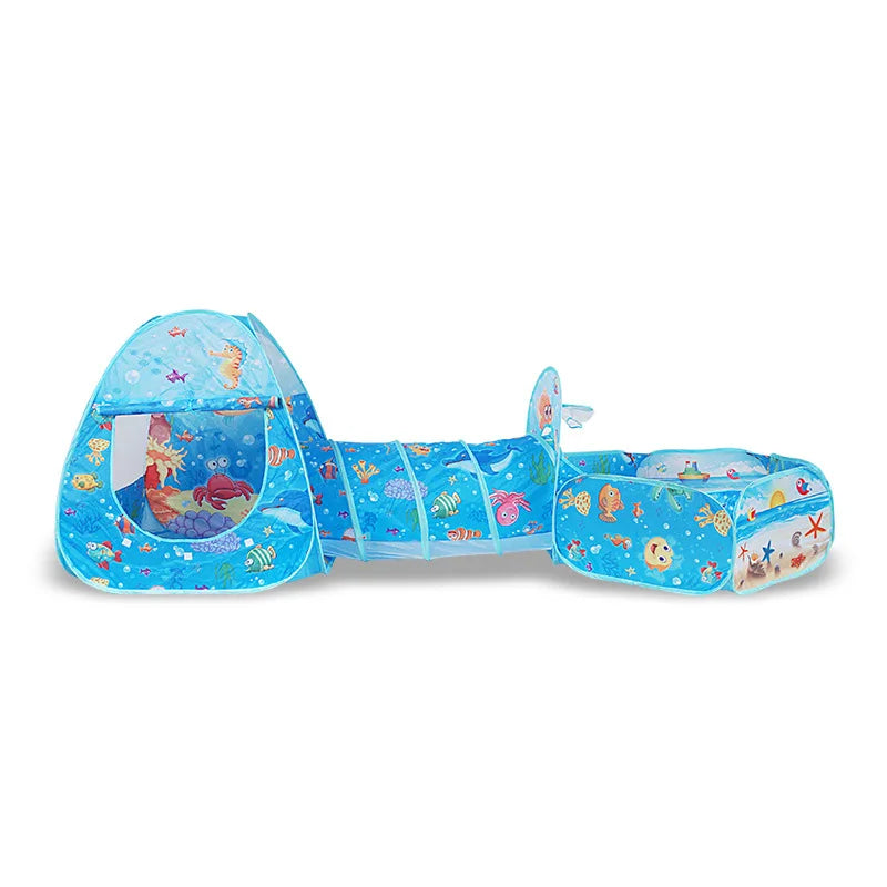 pop up zelt mit bällen Kids Pop-Up Play Tent with Tunnel