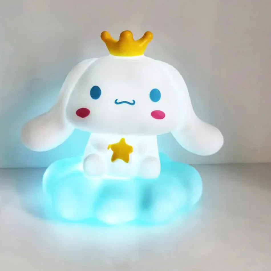 Sanrio Night Light - Kawaii Cloud Lamp with Kuromi & Cinnamoroll - MamaNest