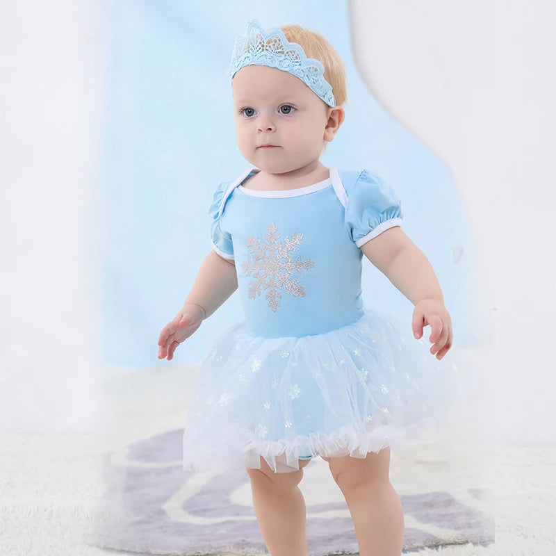 Fairy Princess Baby Romper with Tutu - 1st Birthday Dress - MamaNest