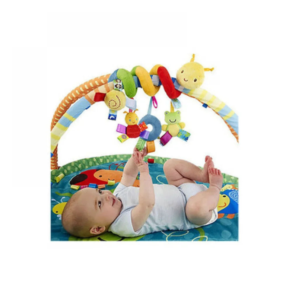 Plush Spiral Crib Toy - Hanging Activity Toy for Car Seat & Stroller - MamaNest
