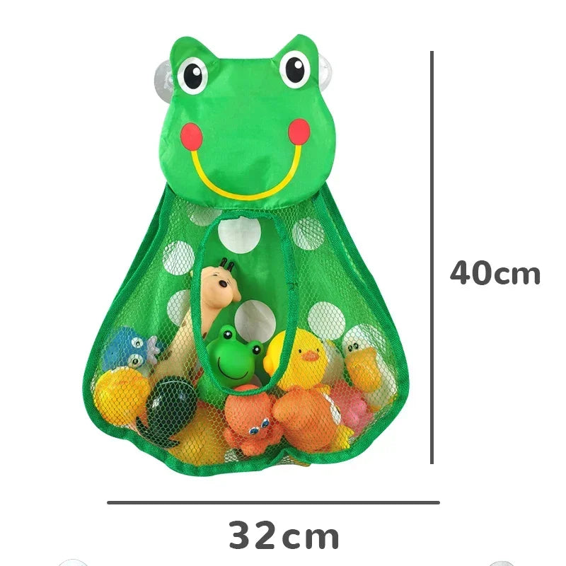Bath Toy Storage Bag - Mesh Organiser with Suction Cups - MamaNest