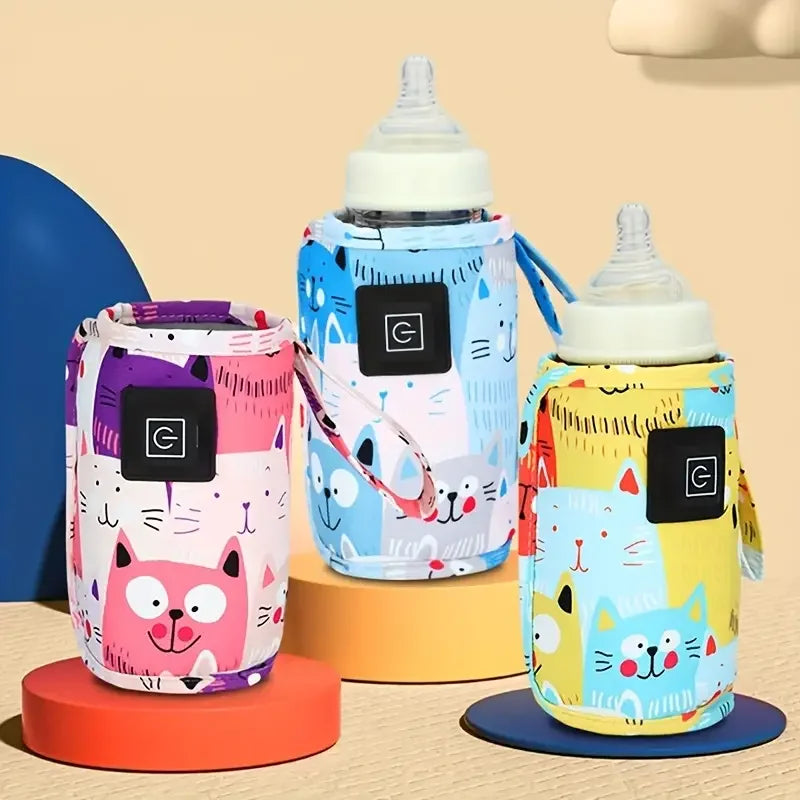 USB Baby Bottle Warmer - Portable with Insulated Bag - MamaNest