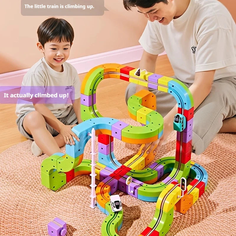 Magic Track Train Set 59/118 Pieces - Educational Assembly Toy - MamaNest