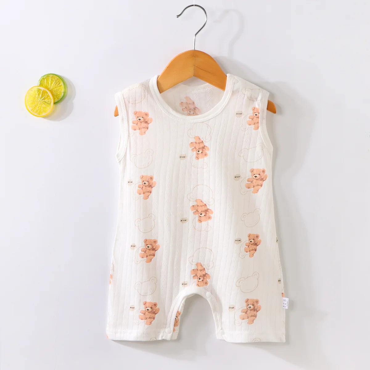 Cotton Baby Crawling Romper - Soft Lightweight Homewear 1-20M - MamaNest
