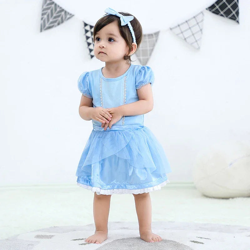 Fairy Princess Baby Romper with Tutu - 1st Birthday Dress - MamaNest