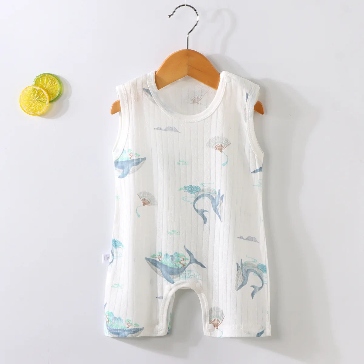 Cotton Baby Crawling Romper - Soft Lightweight Homewear 1-20M - MamaNest