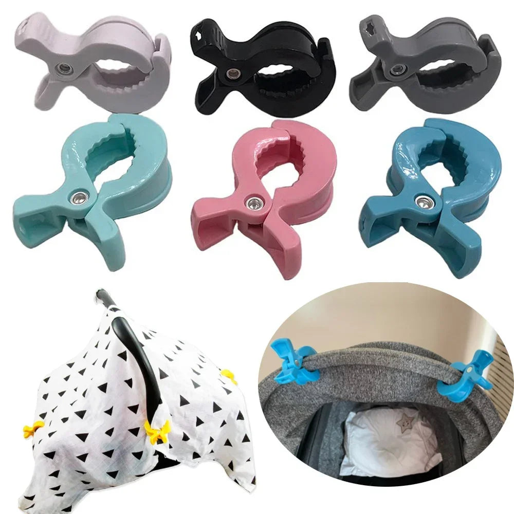 Stroller Clips 2-Pack - Universal Pram Hooks & Pegs – MamaNest