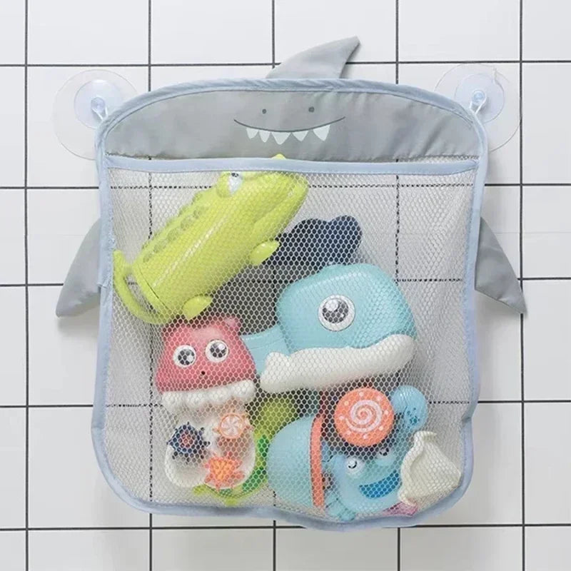 Bath Toy Storage Bag - Waterproof Mesh Organizer with Suction - MamaNest
