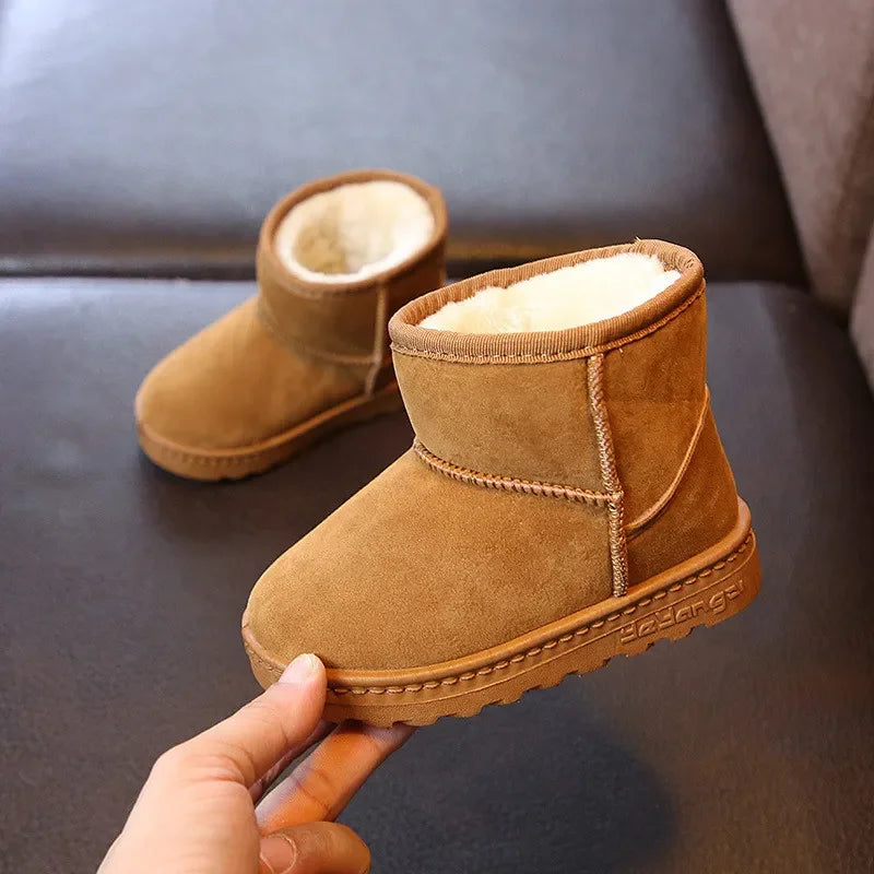 Kids Winter Snow Boots - Warm Cotton Lined Casual Boots - MamaNest