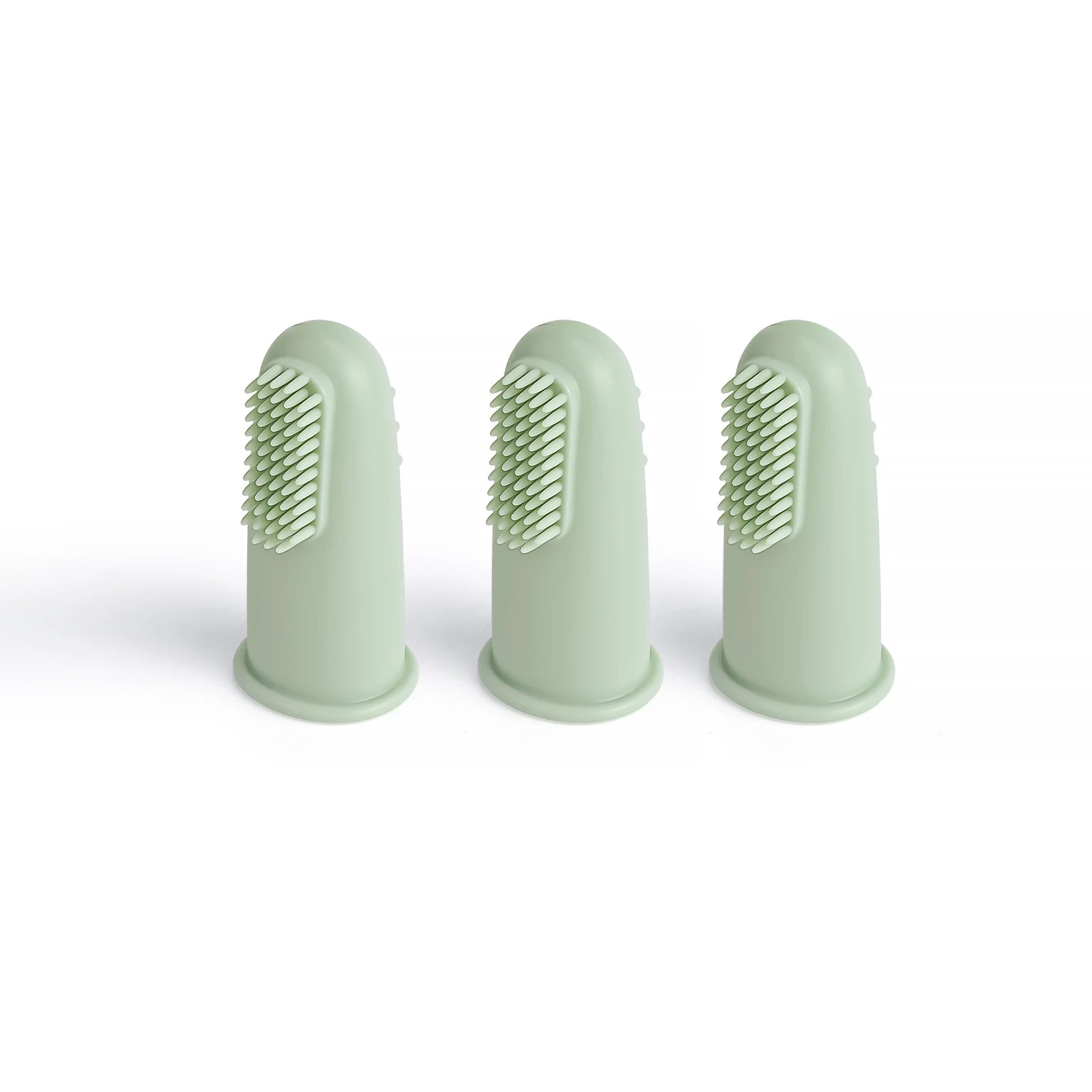 Baby Finger Toothbrush Set - Silicone Infant Dental Care (3 Pack) - MamaNest