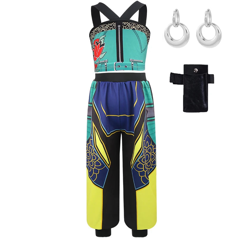 Girls Stage Costume Set 3-Piece - Performance Outfit (4-12 Years) - MamaNest