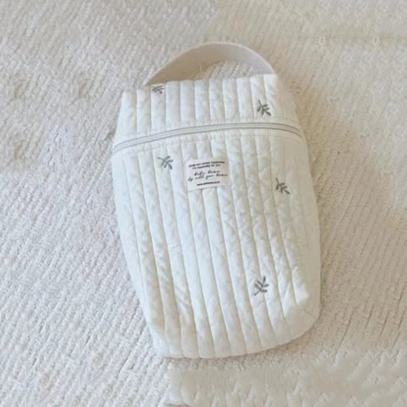 Stroller Organiser Bag - Quilted Nappy Caddy with Pockets - MamaNest