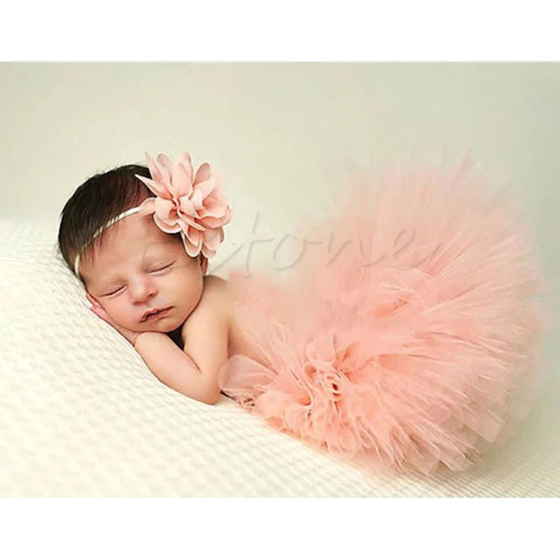 Newborn Baby Girl Tutu Dress - Princess Party Outfit & Photo Prop - MamaNest