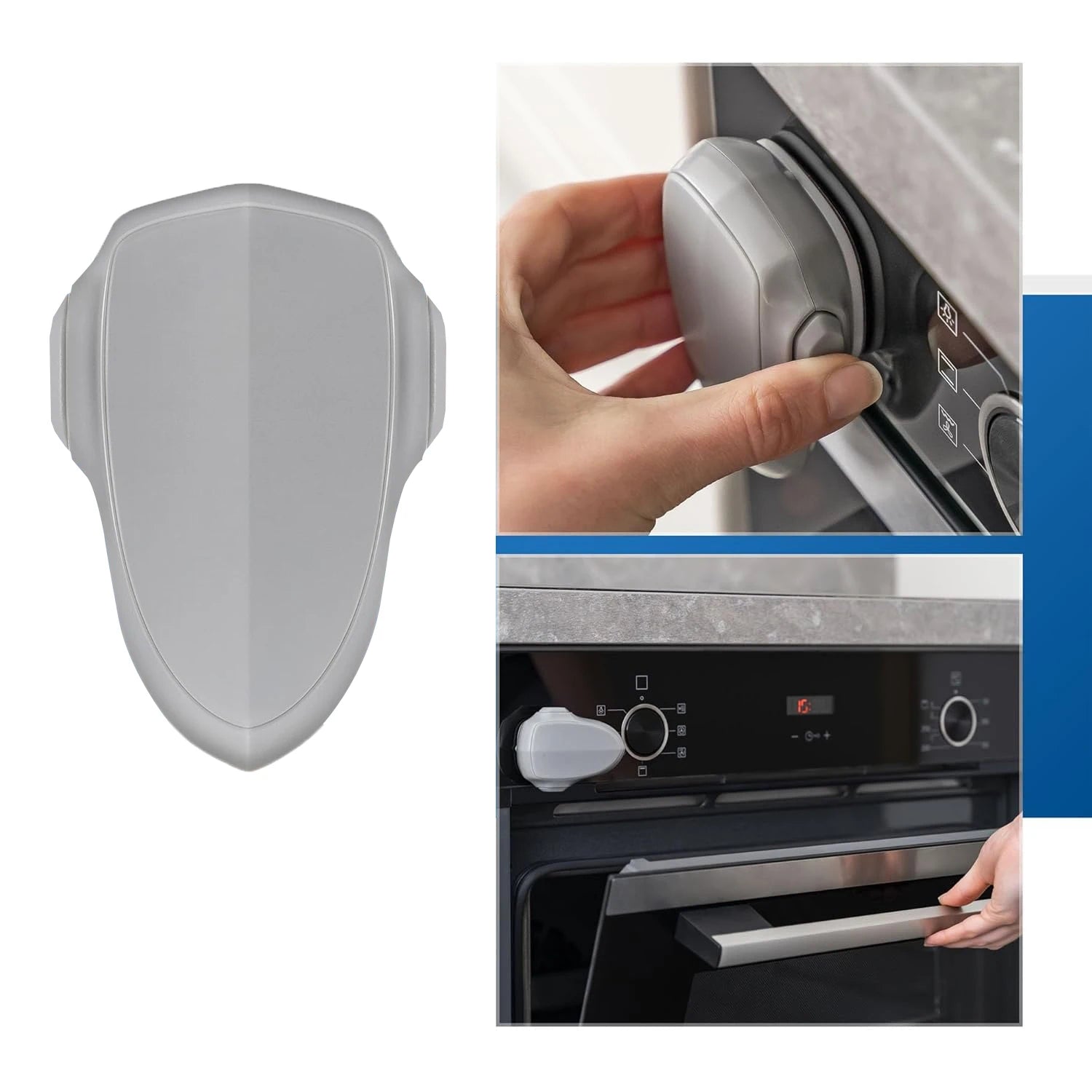 Baby Safety Locks for Oven, Cabinets & Drawers - Child Proof