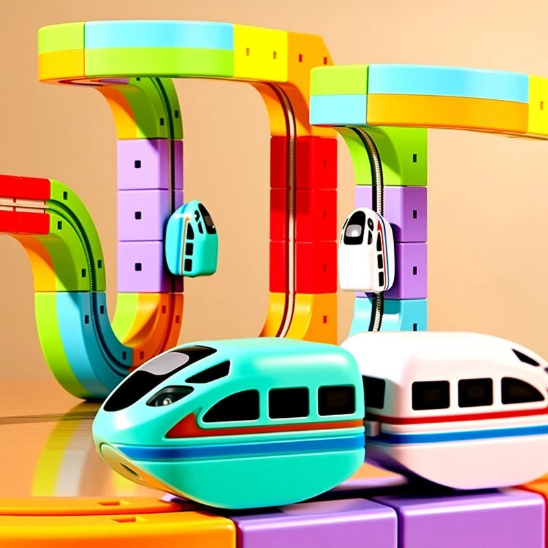 Magic Track Train Set 59/118 Pieces - Educational Assembly Toy - MamaNest