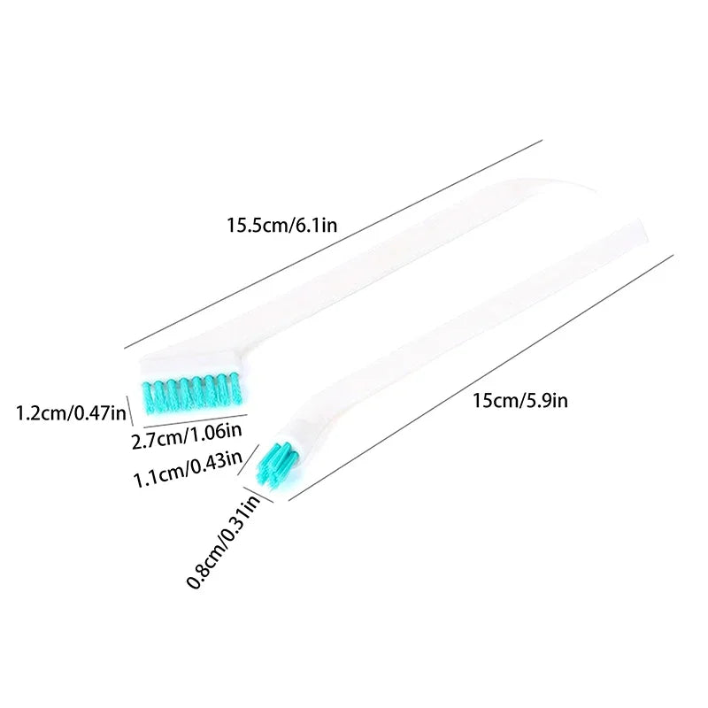 Bottle Cleaning Brush Set 2-Pack - Dual Head Lid & Gap Cleaner - MamaNest