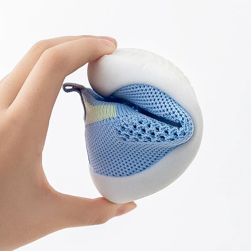 Baby Mesh Shoes - Breathable Slip-On Sneakers (0-3T) - MamaNest