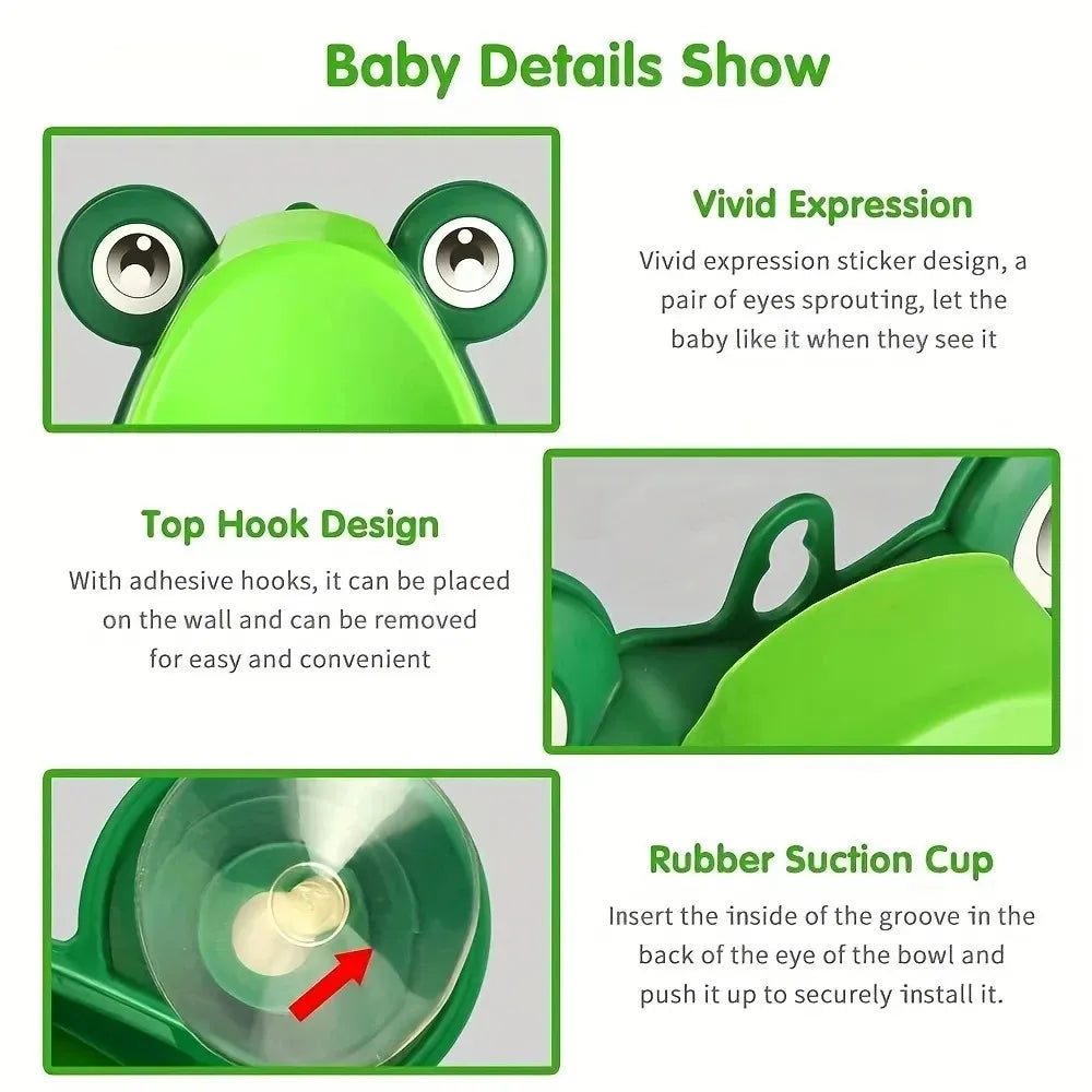 Frog Potty Training Urinal for Boys - Fun Aiming Target - MamaNest