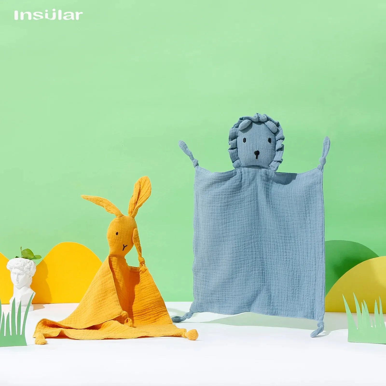 Muslin Baby Comfort Blanket - Soft Security Towel for Newborns - MamaNest