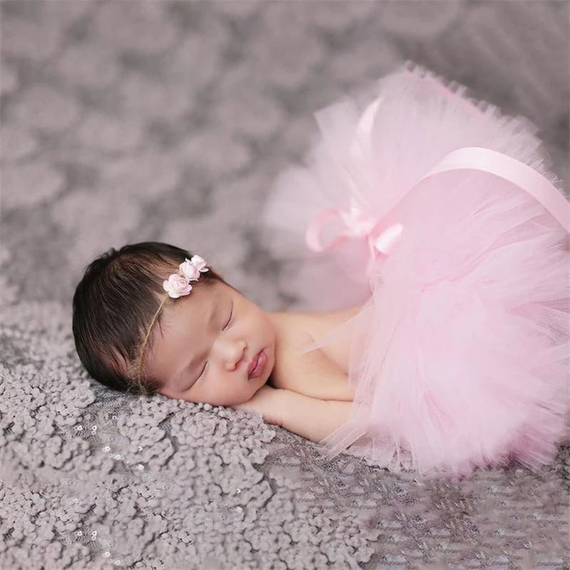 Newborn Baby Girl Tutu Dress - Princess Party Outfit & Photo Prop - MamaNest