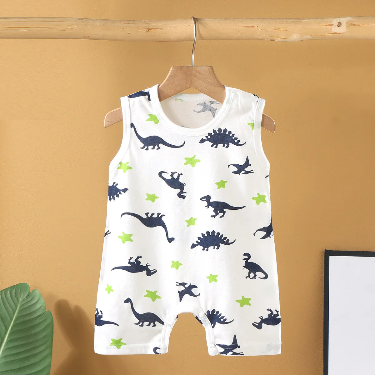 Cotton Baby Crawling Romper - Soft Lightweight Homewear 1-20M - MamaNest