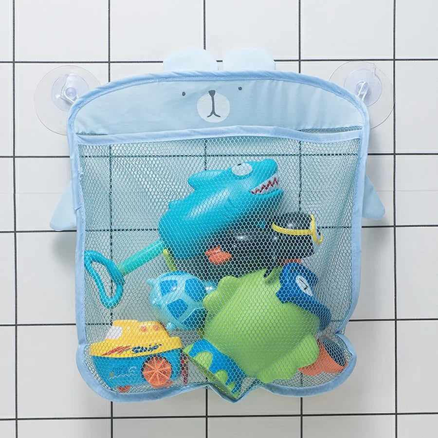 Bath Toy Storage Bag - Mesh Organiser with Suction Cups - MamaNest