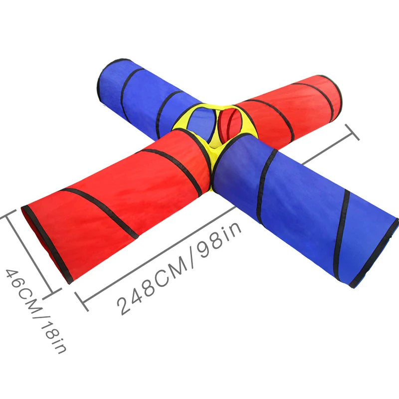 Kids Crawling Tunnel - Portable Play Tube for Indoor & Outdoor - MamaNest