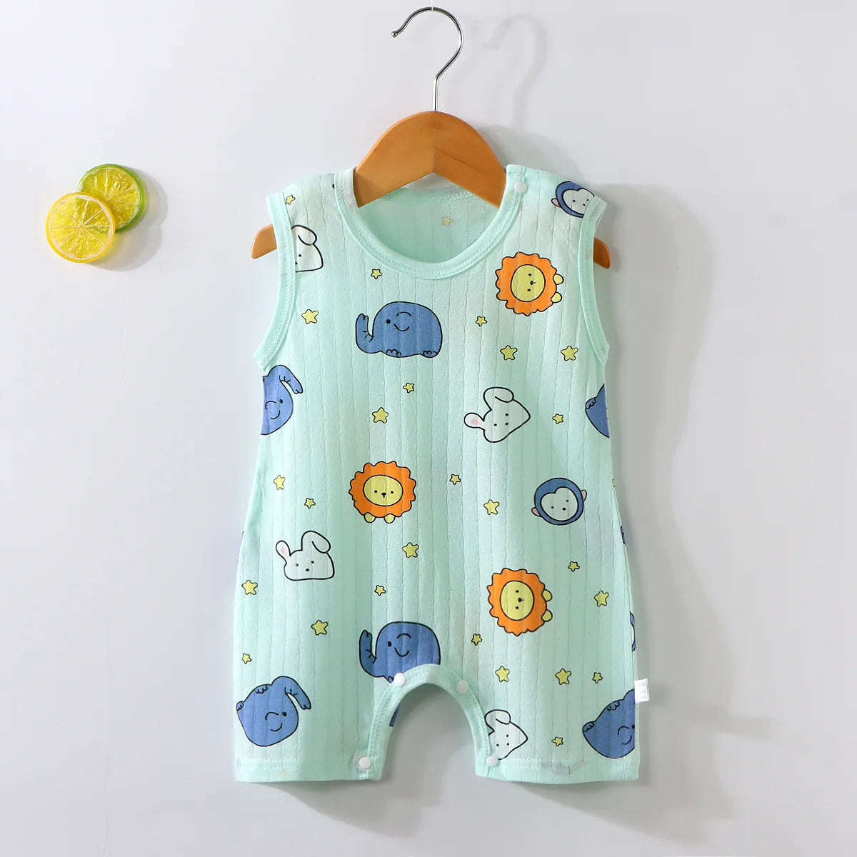 Cotton Baby Crawling Romper - Soft Lightweight Homewear 1-20M - MamaNest