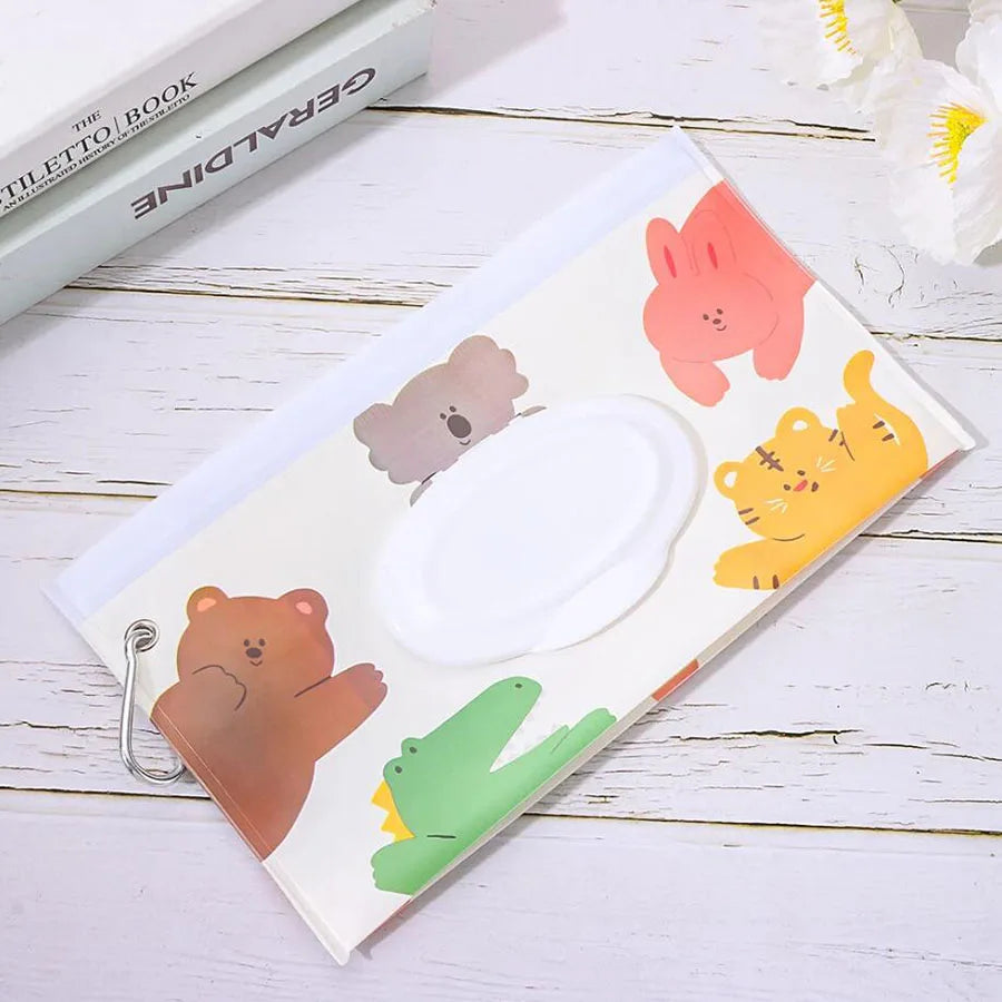 Baby Wet Wipe Pouch - Portable Refillable Wipes Dispenser - MamaNest