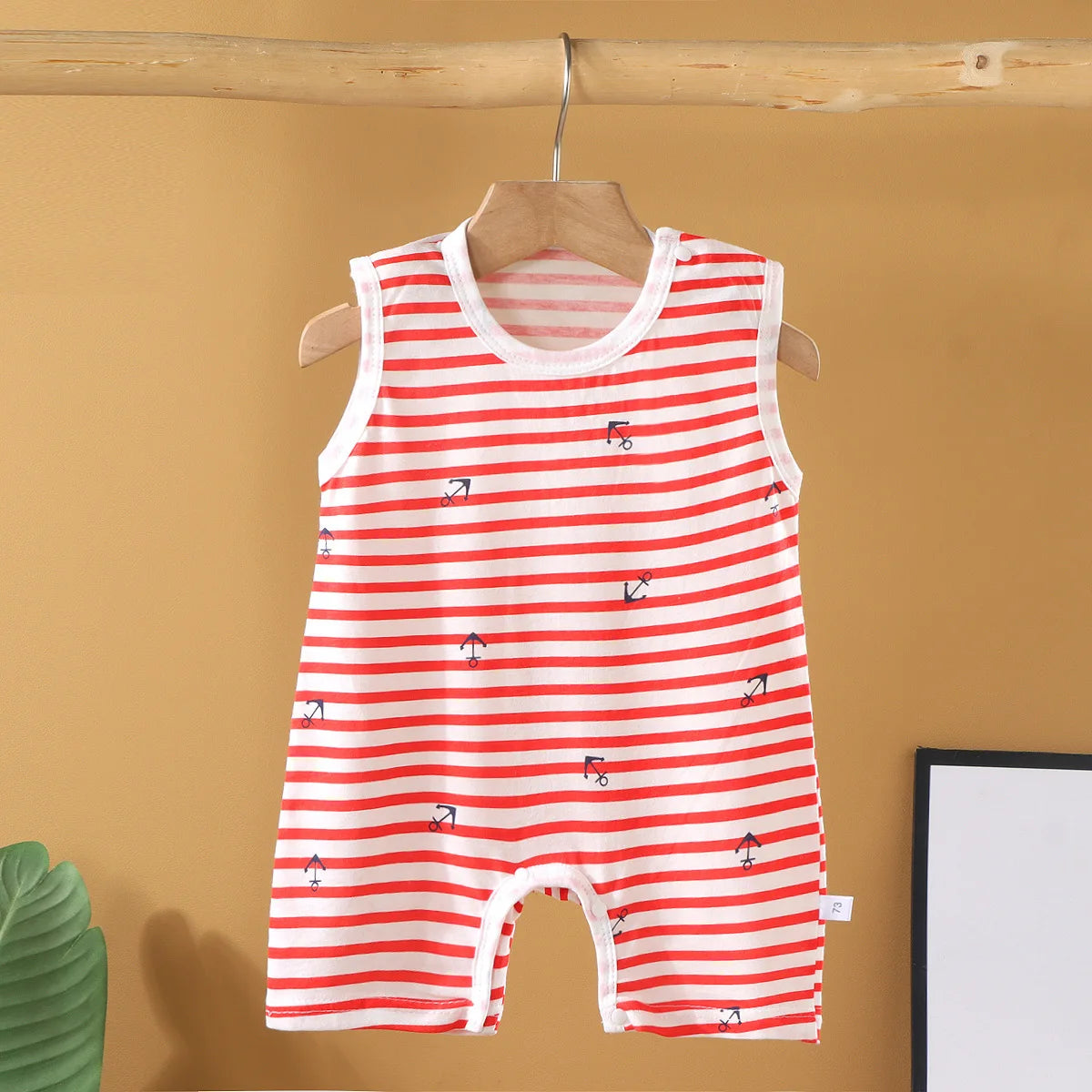 Cotton Baby Crawling Romper - Soft Lightweight Homewear 1-20M - MamaNest
