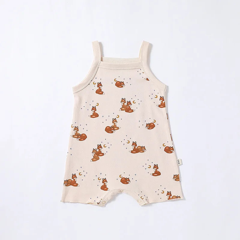 Cotton Baby Romper - Sleeveless Summer Jumpsuit for Newborns 0-24M - MamaNest