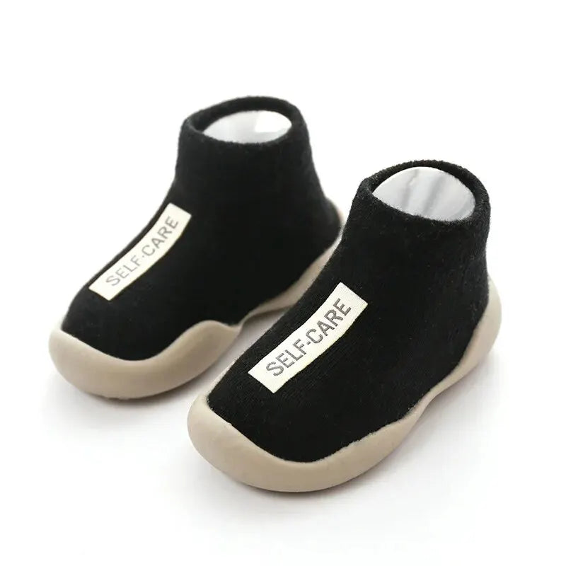 Baby Sock Shoes - Soft Sole Knit Booties for First Walkers - MamaNest