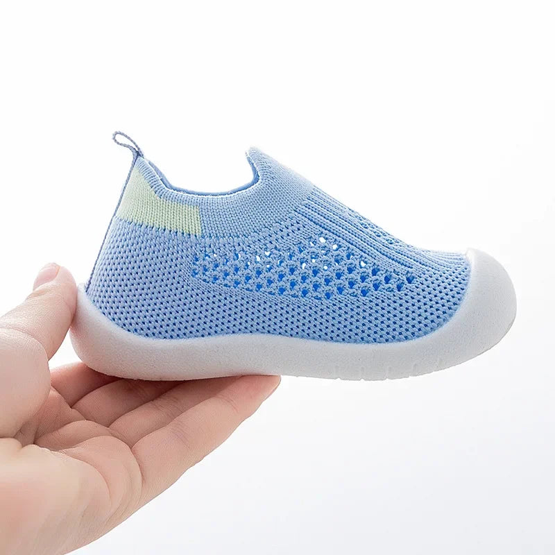 Baby Mesh Shoes - Breathable Slip-On Sneakers (0-3T) - MamaNest