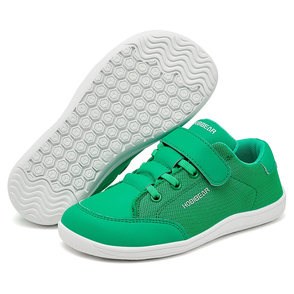 Kids Barefoot Sneakers - Wide Toe Minimalist Shoes - MamaNest