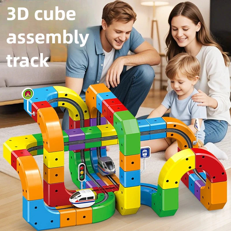 Magic Track Train Set - Electric Building Blocks Educational Toy - MamaNest
