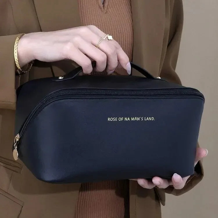 Women Luxury Makeup Organizer Bag Cosmetic Toiletry Kit Case Toiletry Pouch with Zip Lady Storage Box for Cosmetics Toiletries