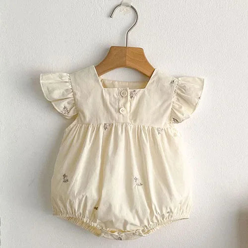 Summer Princess Dress for Girls - Cotton Embroidery Dress - MamaNest