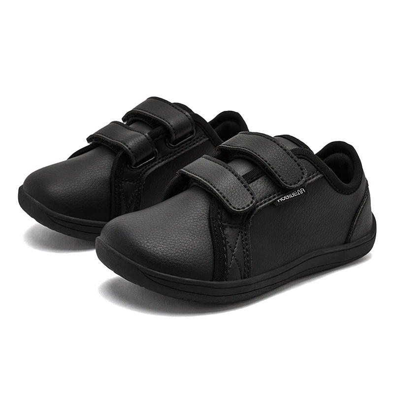 Kids Barefoot Shoes - Wide Toe Minimalist Sneakers with Hook & Loop - MamaNest