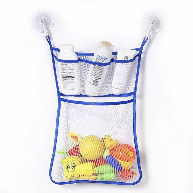 Bath Toy Storage Bag - Mesh Organiser with Suction Cups - MamaNest