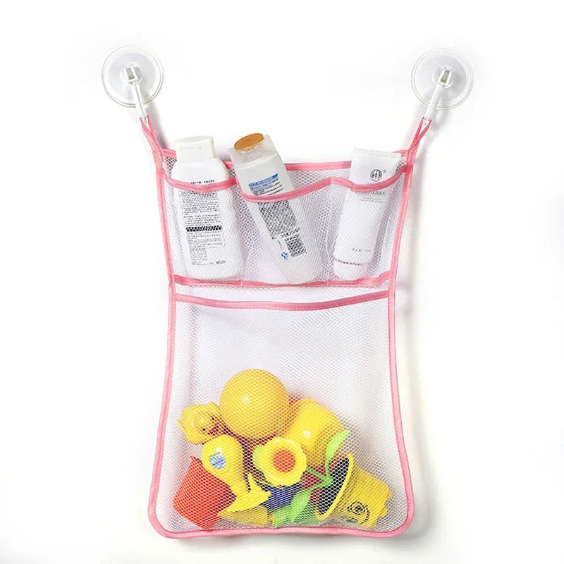 Bath Toy Storage Bag - Mesh Organiser with Suction Cups - MamaNest