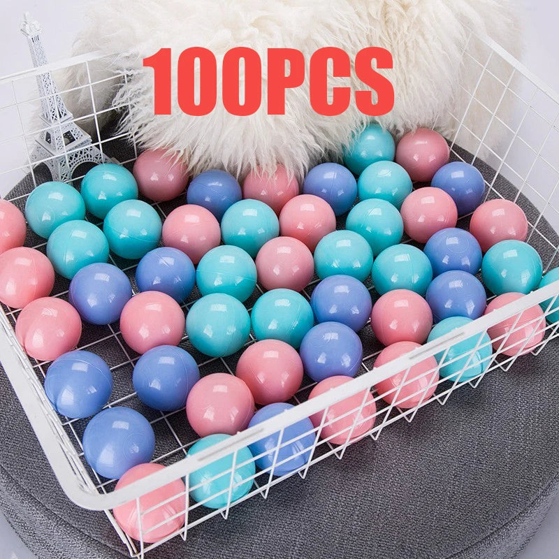 100 Piece Colourful Ball Pit Balls - Baby Play Balls - MamaNest