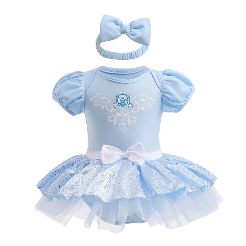 Fairy Princess Baby Romper with Tutu - 1st Birthday Dress - MamaNest