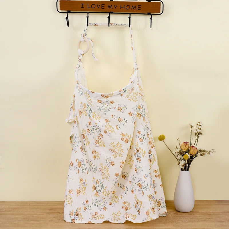 Cotton Breathable Breastfeeding Cover Mother Outdoor Nurse Cloth Adjustable Privacy Breastfeeding Apron Baby Feeding Nursing
