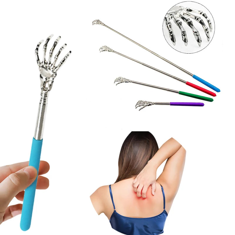 Retractable Back Scratcher - Stainless Steel Claw Massager - MamaNest