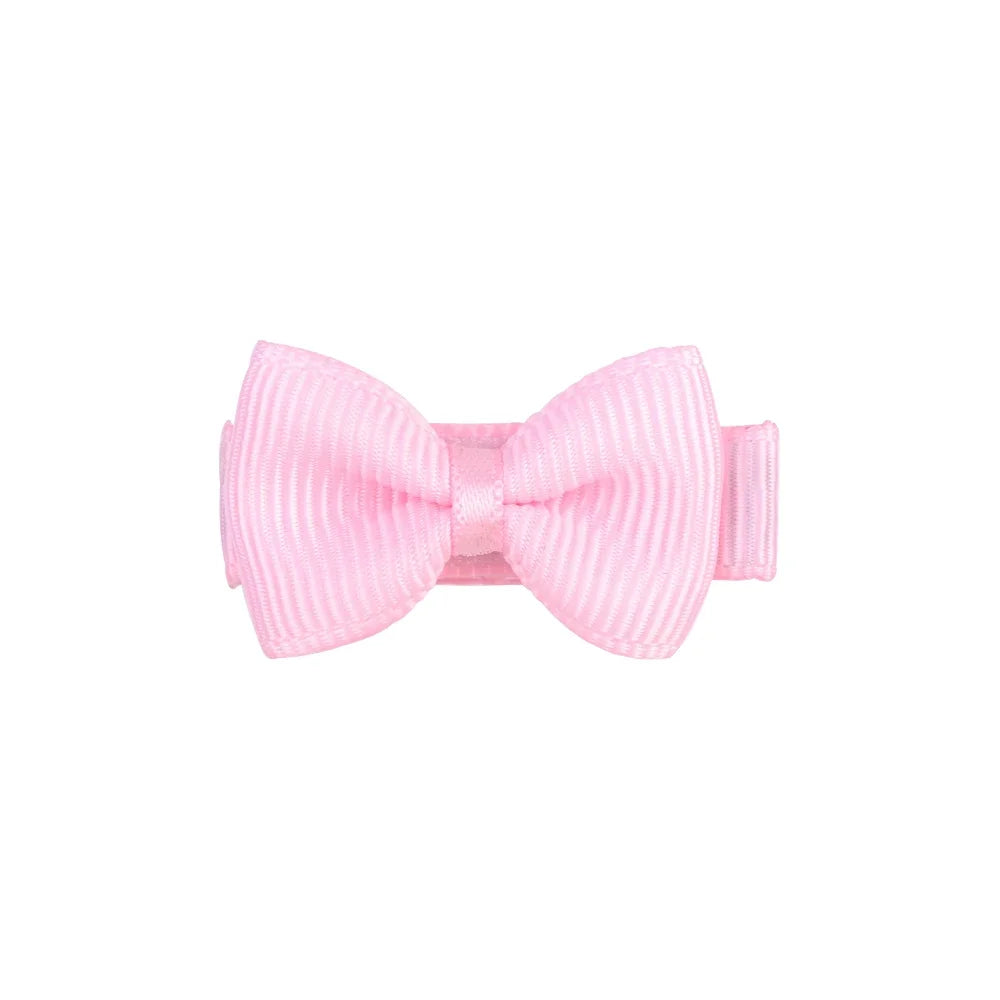 Mini Hair Bows 1.2 Inch - Solid Colour Ribbon Clips for Girls - MamaNest