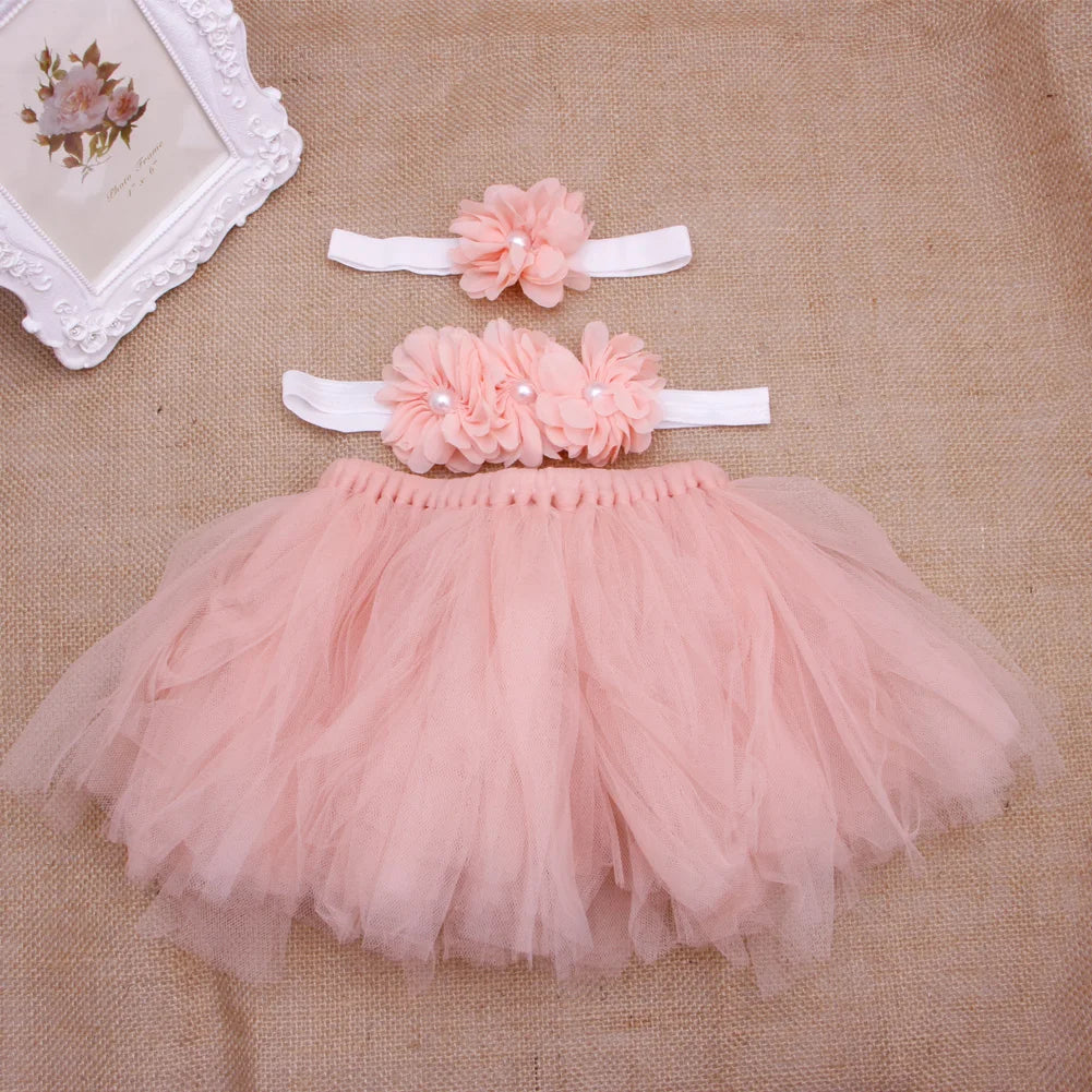 Newborn Baby Girl Tutu Dress - Princess Party Outfit & Photo Prop - MamaNest