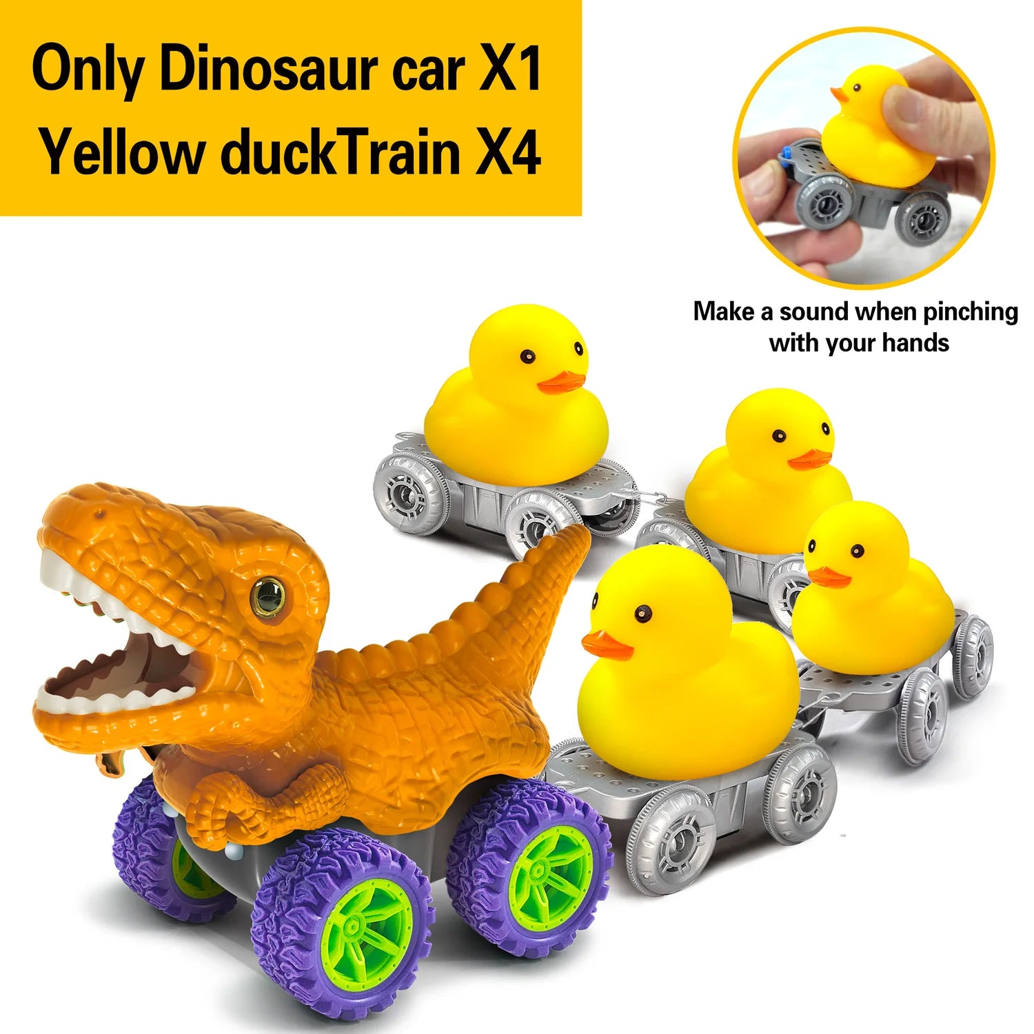 Flexible Track Dinosaur Car Set - 46-101 Pieces Educational Toy - MamaNest