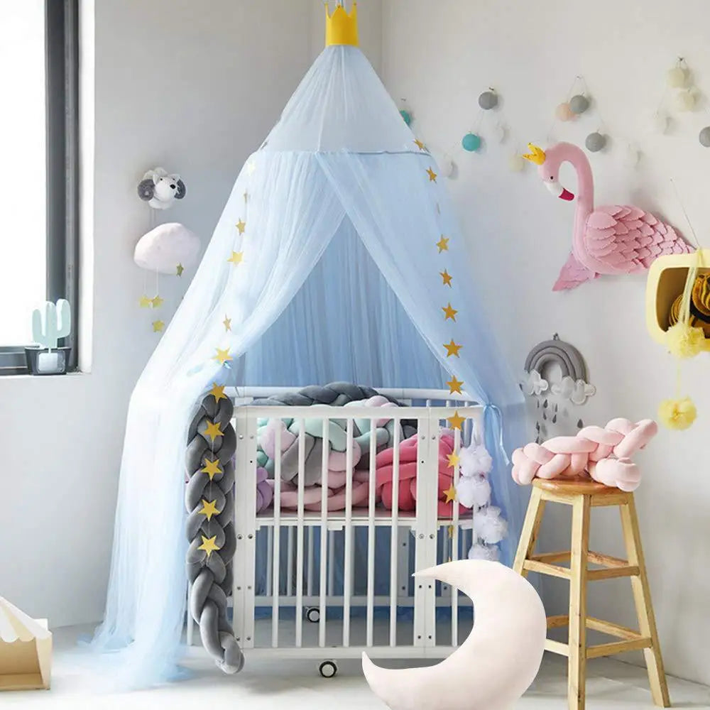 Elegant Bed Canopy Mosquito Net - Round Dome for Kids - MamaNest