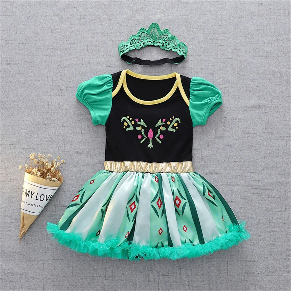 Fairy Princess Baby Romper with Tutu - 1st Birthday Dress - MamaNest