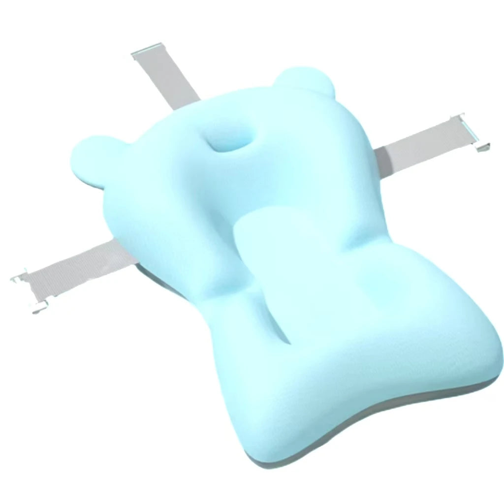 HOMFISH Baby Bath Support Pad Foldable Floating Seat Adjustable Newborn Bathing Cushion Infant Safety Net Hammock